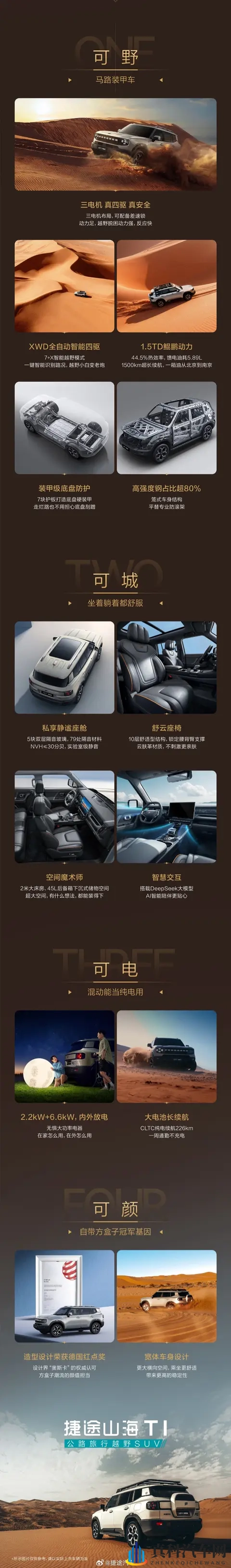 捷途山海T1四驱版上市：15T+三电机，超级置换抢购价1499万元起-2