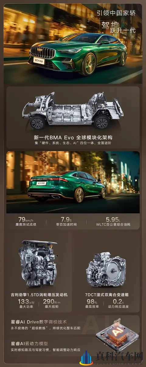 689万-859万元就能买48米长的轿车，吉利第5代帝豪开启预售-1