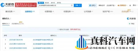 哪吒汽车被执行2526万-1