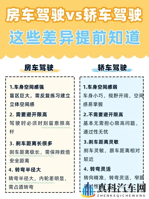 房车驾驶和轿车驾驶的11个差异-2
