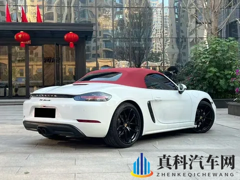 准新保时捷718：23款Boxster，白色敞篷，圆你跑车梦！-2