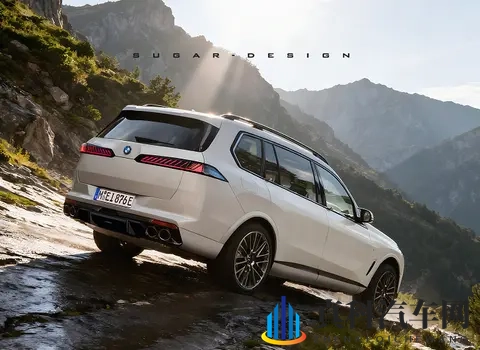 宝马新一代X7全身照提前看，网友：没有现款的好看-2