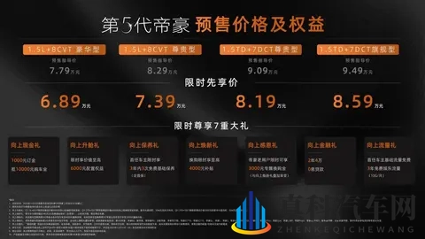 反向“电改油”?第五代吉利帝豪开启预售,限时689万起-2