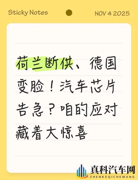 荷兰断供、德国变脸!汽车芯片告急?咱的应对藏着大惊喜-1