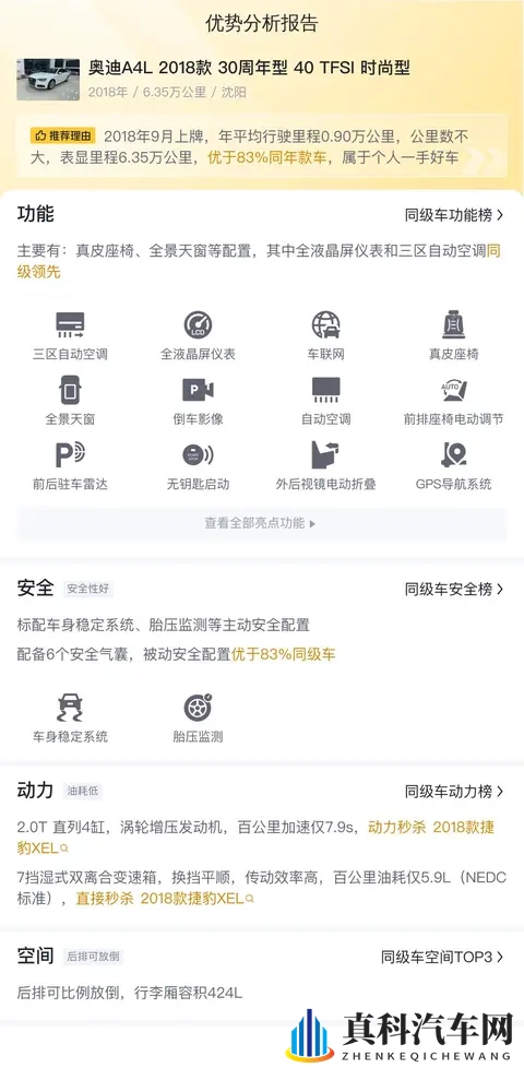 参考价打骨折!6万公里奥迪A4L,圆你豪车梦?-3