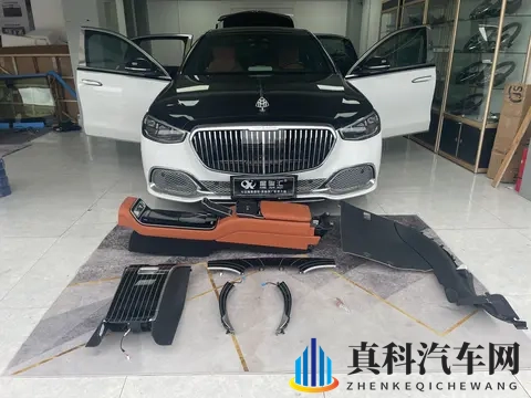 迈巴赫S480新车落地升级行政四座马鞍,享受高配车型一样的效果-1