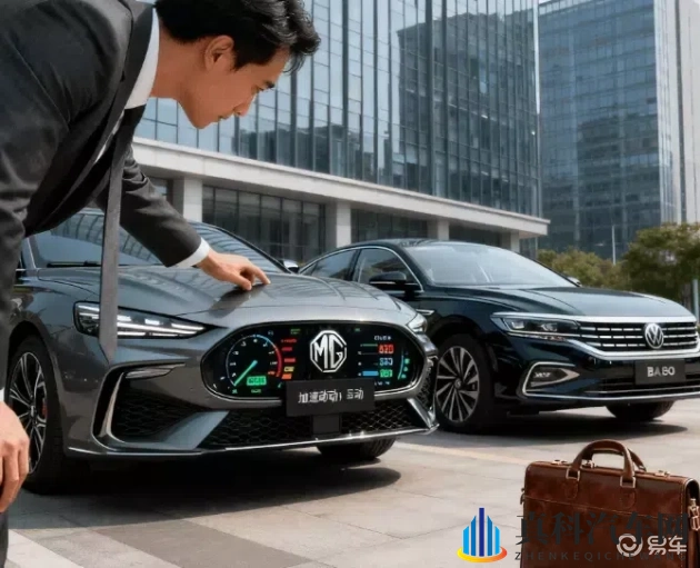 MG7混动与帕萨特对比:加速快、省油,商务出行优选-1