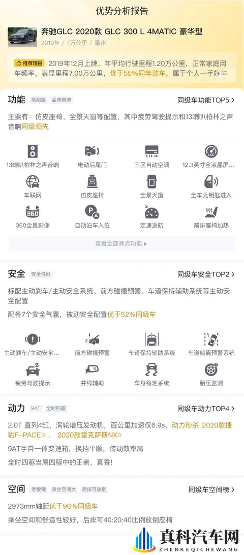 20万拿下豪华SUV,一手奔驰GLC香不香?-1