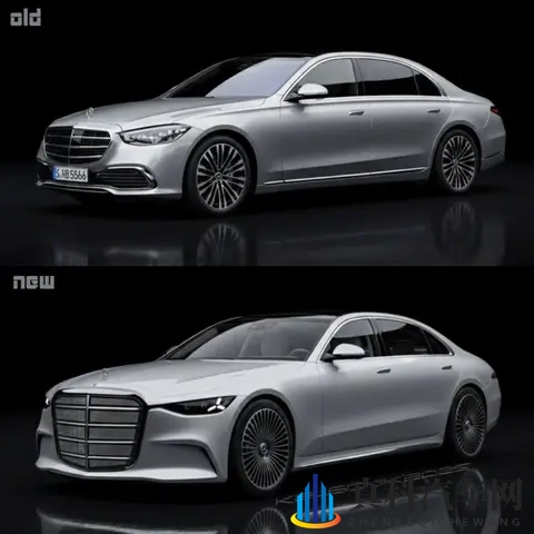 全新一代奔驰S级渲染图曝光 配备大尺寸盾牌式前格栅-1