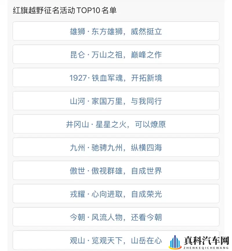 国产全新硬派SUV要来了,红旗越野车征名活动-1