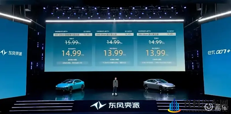 全系配激光雷达！1399万起！东风奕派eπ007+上市-1