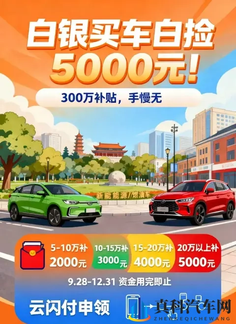 白银300万购车补贴来袭！最高5000元！-2