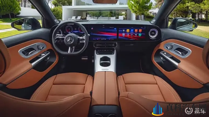 全新奔驰GLB内饰官图发布：三联屏+7座布局-1