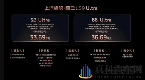 恒星增程+灵蜥底盘,智己LS9售价3369万起!理想L9要失守了?-3