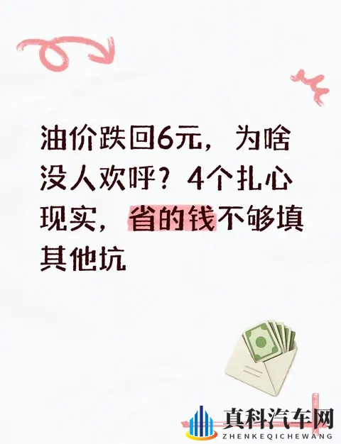 油价跌回6元，为啥没人欢呼？4个扎心现实，省的钱不够填其他坑-1