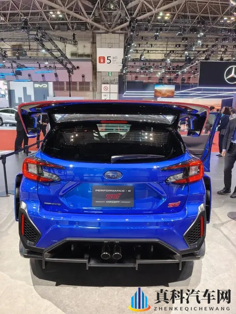 实拍斯巴鲁PERFORMANCE-B STI概念车：传奇可以复活，量产成本不低-2