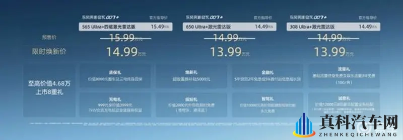 3秒级加速 东风奕派eπ007+限时焕新价1399万起-1