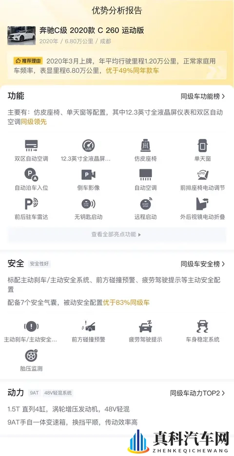 15万多拿下白色奔驰C260运动版,圆你奔驰梦?-1