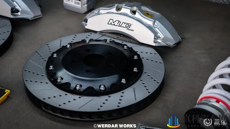 福特蒙迪欧改装MUC前轮MF631六活塞刹车卡钳-1