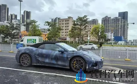 腾势新敞篷车谍照流出,概念车尾翼消失之谜,软顶真能撑住高速风-1