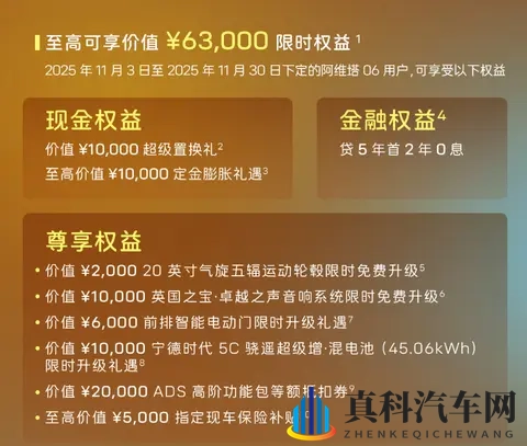 阿维塔06跨年交付,购置税补贴保障-1