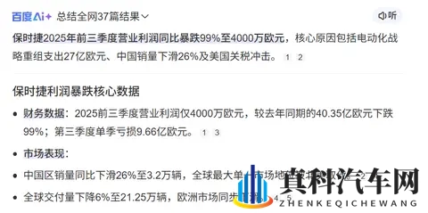 保时捷利润暴跌，国产却又有几家“上岸”，汽车行业新拐点来了？-2