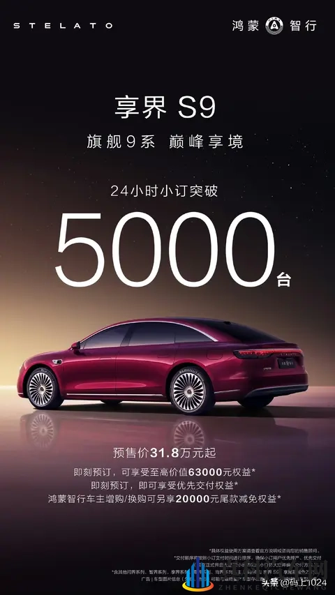 鸿蒙智行享界S9选配：限时免费颜色，后排零重力座椅+4激光雷达-3