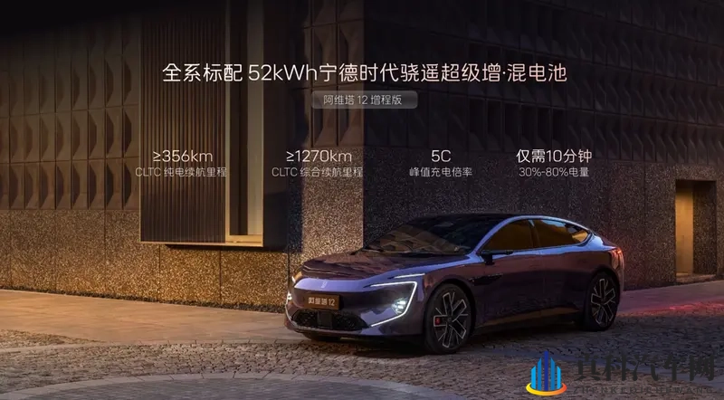 阿维塔12 四激光版开启预售,有纯电_增程可选,本月上市-1