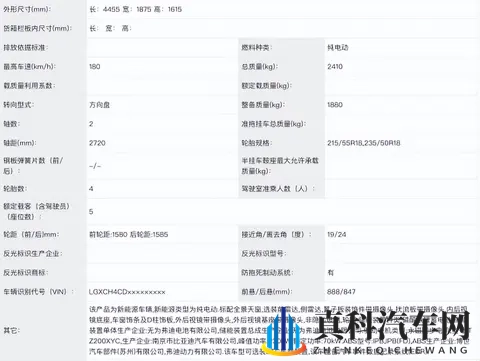 比亚迪元PLUS申报信息曝光 最大续航650km-1