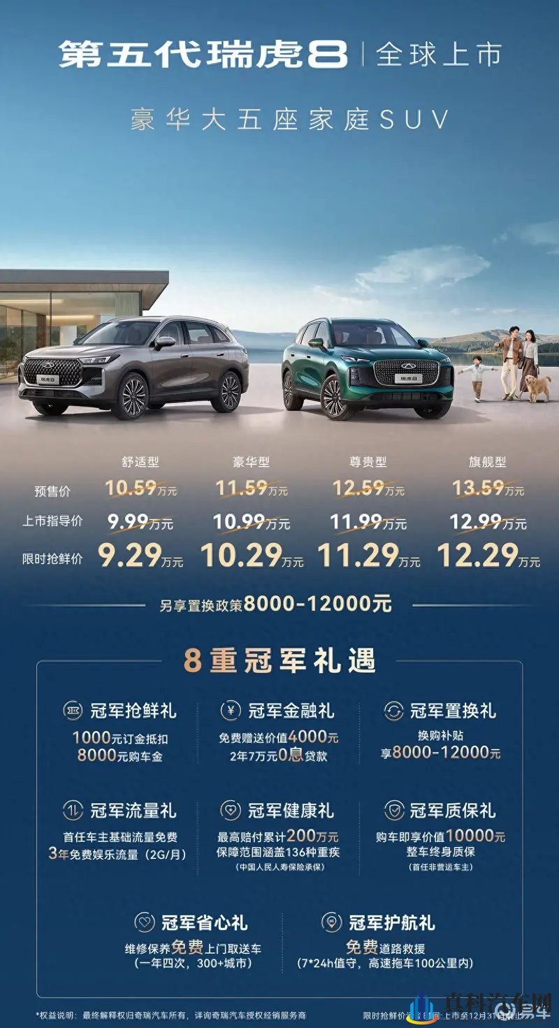 第五代瑞虎8正式上市：限时929万起售！-1