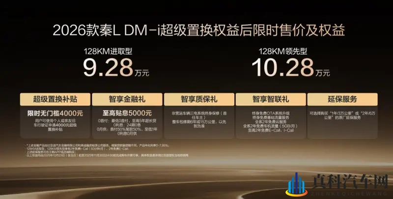 油耗2字头！限时9.28万起，2026款秦LDM-i上市-1