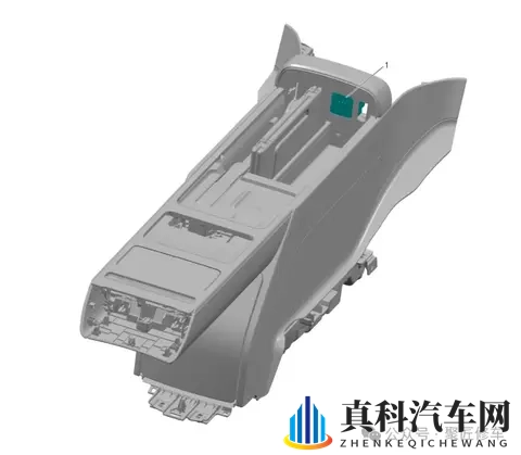 蔚来ET9车内放电功能,车内放电插座安装在二排扶手箱内-2