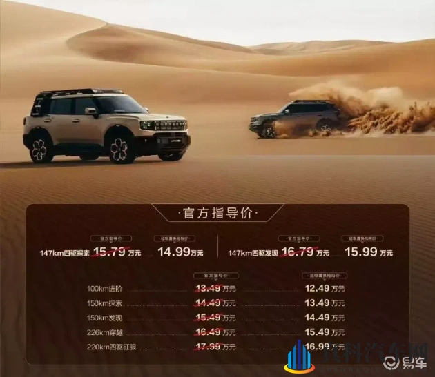 新捷途两款四驱车上市，售价15.79万起，续航147公里-1
