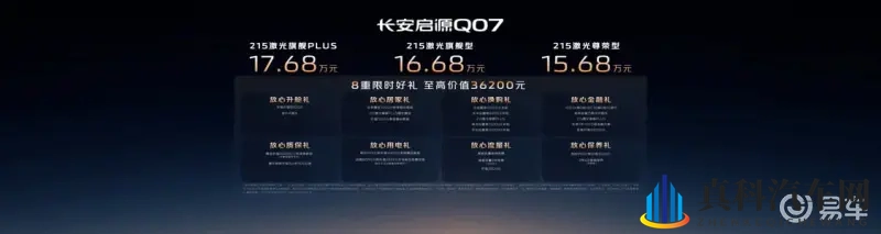 长安启源Q07天枢智能激光版上市，售价15.68万元起-1