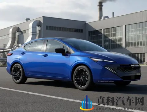 全新日产轩逸纯电版渲染图曝光 配一体式双联屏 续航超过550km-2