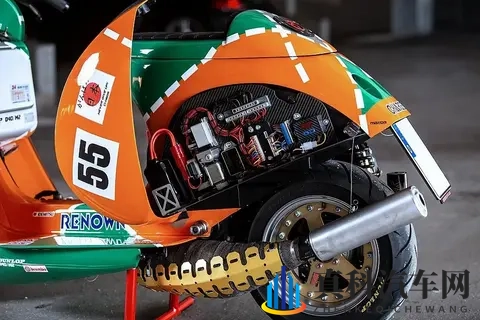 改装  致敬勒芒冠军赛车马自达787B Vespa PX80定制欣赏-1