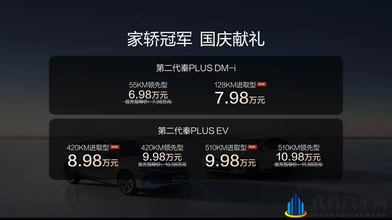 家轿冠军国庆献礼 第二代秦PLUS上新6.98万元起-1