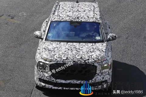 奥迪最强SUV车型SQ9最新路测谍照，夸张巨型格栅与V8涡轮增压引擎-1