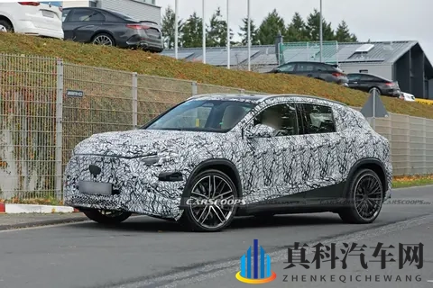 AMG纯电“小钢炮”GLA EQ谍照曝光：消息称500马力，还有漂移模式-3