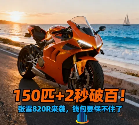 150匹2秒破百 张雪820RR来袭 钱包要保不住了-1