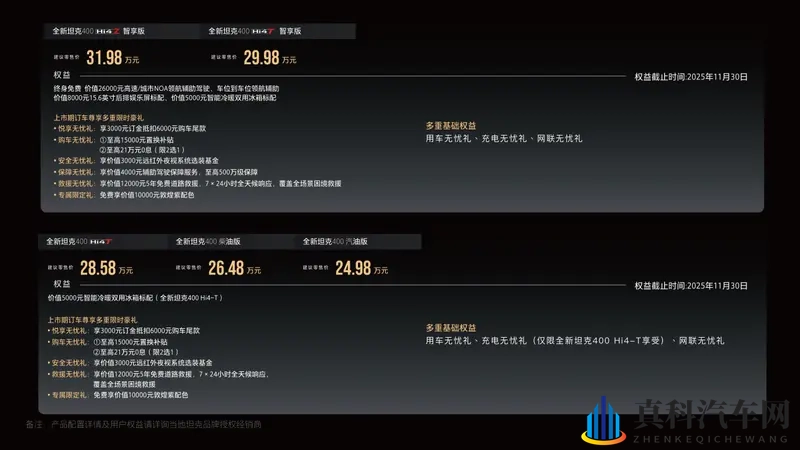 全新坦克400上市2498万元起-1