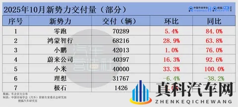 10月车市变“金十”:上汽夺冠、吉利首破30万 新势力杀疯理想掉队-1