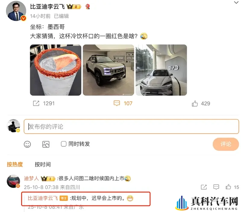 别催了!比亚迪SHARK皮卡登陆国内已在规划中-1