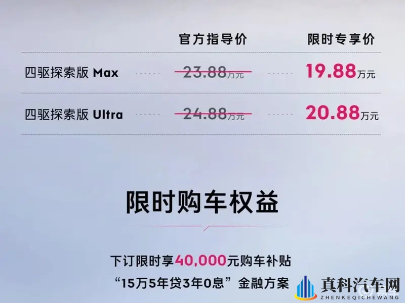 限时19.88万起！全时四驱+行政二排，这SUV很值！-1