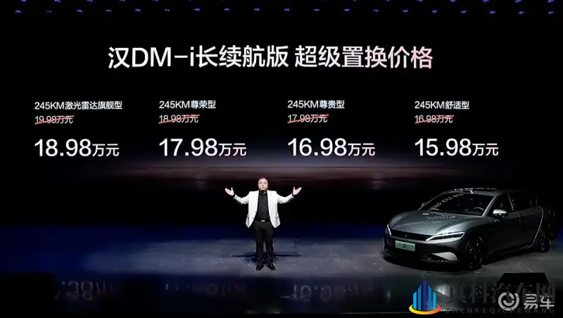 续航加倍,价格下调,汉长续航版上市,比亚迪又出击了-1
