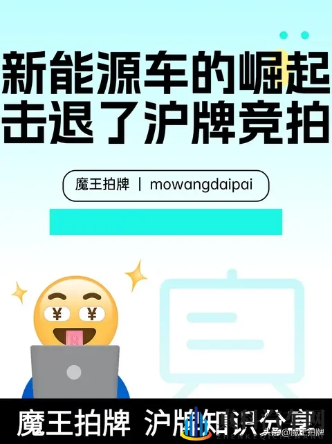 新能源车的崛起击退了沪牌竞拍-1