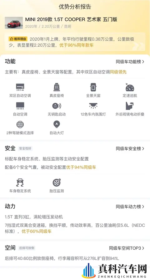 几个W圆梦MINI！2019款COOPER，精致小资女首选？-3